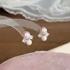 Pendientes Texturizados de Lujo Ligero y Gama Alta, Pendientes de Diseño Femenino y Fresco, Pendientes y Pendientes Franceses Elegantes y Versátiles
