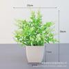 Venta caliente transfronteriza de plantas artificiales, plantas verdes, macetas decorativas de plástico para interiores y exteriores, macetas pequeñas de eucalipto, venta al por mayor