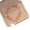 Pulsera Popular Gato Kt Hellokitty Mismo Estilo Douyin Pulsera Pareja DIY Cuentas Hechas a Mano para Mejor Amigo y Novia