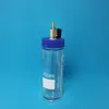 Frasco de buffer de pressão negativa, frasco a vácuo, recipiente selado, frasco de vidro selado, frasco de recarga, frasco de solução, com interruptor e válvula de metal