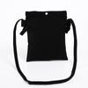 Bolso de lona popular de Ins Internet, bolso de hombro sencillo y versátil para teléfono móvil, bolso cruzado de mujer con logotipo grabado en color liso, mini bolso pintado a mano