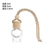 Botella de Aromaterapia para Coche, Botella Difusora Transparente de Vidrio para Rejilla de Aire Acondicionado Mini, Botella Difusora Colgante de Aceite Esencial para Coche