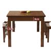 Mesa de comedor rectangular de madera maciza cuadrada, estilo chino antiguo medio, sencilla, para apartamentos pequeños, combinación de mesa y silla.