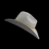 Venta al por mayor de fábrica moda cinta decorativa sombrero de lana sombrero de fieltro de oveja gris