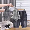 Conjunto de Ropa de Otoño para Niños 2026 Nuevo Estilo Ropa Elegante de Trabajo para Niños Conjunto de Tres Piezas de Manga Larga Ropa para Bebés al por Mayor