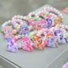 Pulseira Infantil de Contas Unicórnio de Desenho Animado Fofo Pulseira de Bebê para Menina Pulseira para Menininha Comércio Exterior Transfronteiriço Novo Produto