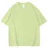 Camiseta de Verão Resistente 240g com Manga Caída para Crianças, Unissex, Manga 3/4, Casual Versátil, Caimento Solto, Top com Manga Caída