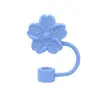 Stanley Cup Silicone Tubo de Sucção Tampa Amazon Explosion Flor Cola Macia de Grau Alimentício Flor de Pêssego Tubo de Sucção Tampa Contra Poeira