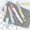 Cuchillo de cocina para frutas de grado alimenticio, pelador para el hogar y dormitorio de estudiantes, cortador de frutas para oficina