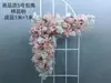 Flor de Casamento Criativa Flor Rosa de Casamento Fileira de Flores Arranjo de Flores de Chão Salão de Casamento Decoração de Arte Floral Pronta