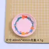 Plato de Flor Simulada Juguete de Comida Creativo Dibujos Animados Hecho a Mano Accesorios de Joyería DIY Paquete de Materiales de Accesorios Pequeños de Resina de Pegamento de Crema