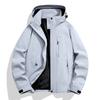 Chaqueta de Montaña para Exterior Tres en Uno para Hombre Otoño e Invierno Cortaviento e Impermeable Conjunto de Dos Piezas Chaqueta de Montañismo Senderismo para Mujer Ropa de Trabajo
