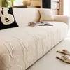 Capa de Sofá de Lã com Cobertura Total, Capa de Sofá Elástica Espessa de Inverno, Capa de Sofá Universal Anti-Arranhão de Gato, Atacado e Dropshipping