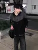 Diseño Nicho Estilo Coreano Tejido de Empalme para Hombre Otoño e Invierno Nueva Tendencia Casual Versátil Prendas de Punto y Chaquetas