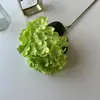 90 flores artificiales, tallos individuales con hojas, hortensia, decoración de boda, arreglo de pared de flores de fondo para hotel, arreglo floral de decoración suave