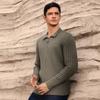 Cárdigan de Punto JEEP SPIRIT para Hombre Marca de Moda Color Sólido Versátil Suéter de Solapa Chaqueta Cálida Moda Gama Alta