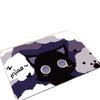 Alfombra de Piso de Barro de Diatomeas de Gato Negro Linda de Dibujos Animados para Baño Inodoro Absorbente de Agua Antideslizante Resistente a la Suciedad Inodora Fácil de Cuidar