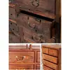 Tirador de Cajón Estilo Antiguo Chino Madera de Palosanto Muebles Tirador Clásico Cajón de Escritorio Tirador Retro de Bronce Tirador de Bronce con Concha