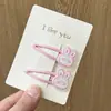Pinza de Oso Conejo Mariposa Linda para Niñas Estilo Dulce Femenino Pinza Lateral Pasador Pinza para Flequillo Dulce Accesorio para el Cabello