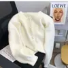 Nuevo Suéter Cardigan de Falso Mink Suave Otoño e Invierno 2025 Japonés y Coreano, Top de Punto Color Sólido Nicho Estilo Perezoso para Mujer