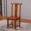 Cadeira de madeira maciça estilo antigo chinês cadeira de encosto para restaurante uso doméstico hotel restaurante cadeira de jantar durável antiquada cadeira de chifre de boi banqueta