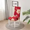 Funda de Silla Universal de una Pieza Simple Personalizada Funda de Taburete Tela Elástica Funda de Silla de Comedor Funda de Respaldo de Silla de Hotel