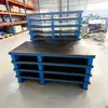 Fábrica de Shandong bandeja metálica con bandeja de almohadilla de silicona bandeja anti-lesiones desgaste del suelo almohadilla de goma bandeja de hierro
