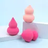 Esponja de Beleza Personalizada com Formato Irregular, Macia e Não Absorvente, Expande Quando Molhada, Esponja em Formato de Cabaça Esponja de Maquiagem