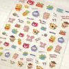 Toy Story Oso de Fresa Pegatinas Transparentes Decoración de Diario DIY Pegatinas Impermeables Pochacco Material Pegatinas Pequeñas