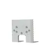 Nueva Pieza de Fijación para Instalación de Bisagras Multifuncional con Posicionamiento Magnético Fuerte para Perforar Ranuras de Puerta de 2 mm Herramienta Práctica