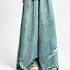 [Culottes de Seda y Algodón] Culottes de Seda y Algodón Artificial de Verano, Pierna Ancha, Falda Elegante e Informal, de Moda, de Cintura Alta, Sueltos
