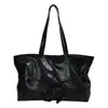 Bolsa Feminina Estilo Coreano Preguiçosa Chique 2026 Nova Bolsa de Ombro Única Moda Simples Grande Capacidade Bolsa Tote para o Trabalho