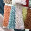Tela rizada de lana de cordero del Altái espesada tela para muñecas hecha a mano tela de felpa de oso de peluche forro de grano grande tela de mostrador