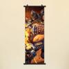STEMA. Pintura de tela decorativa pôster pioneiro de relógio pintura pendurada sentido de atmosfera de e-sports mural pintura pendurada de exposição de quadrinhos