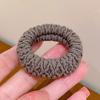 Anel de Toalha Elástico Grosso de Alta Elasticidade Sem Costura Anel de Cabelo Feminino Rabo de Cavalo Alto Bola Corda de Cabelo Sem Danos ao Cabelo Borracha Tendão Acessórios de Cabelo