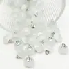 Botão Combinado de Resina e Metal em Formato de Cogumelo Redondo de 1cm com Miçangas Metálicas Brilhantes para Camisa Cheongsam, Botão Decorativo de Novo Estilo Chinês