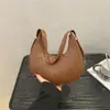 Bolso de Mano Sencillo Portátil Transfronterizo Primavera y Verano Bolso de Hombro Único Bolso Baguette de Nicho Bolso Cruzado para Mujer 2025 Nuevo Bolso de Media Luna