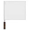 Venta al por mayor de fábrica bandera de salida pista y campo competencia árbitro bandera señalización bandera acero inoxidable bandera de mando bandera de patrulla Juegos
