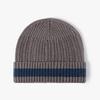 Gorros unisex de bloqueo de color para otoño e invierno, para clima frío, para hombres y mujeres, cálidos para exteriores, de punto transfronterizos, gruesos, sin visera, casuales, versátiles
