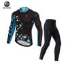 XINTOWN vestuário de ciclismo masculino novo vestuário de ciclismo de manga comprida conjunto de vestuário de ciclismo para primavera e outono