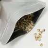 Bolsa autosoportante de aluminio puro autosellante bolsa sellada para té bolsa de papel de aluminio en blanco para punto bolsa de embalaje a prueba de humedad para polvo de alimentos