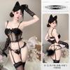 Lencería Sexy para Mujer, Liguero Pure Desire, Uniforme de Lencería Sexy Transparente de Encaje, Traje de Una Pieza Libre de Tentación*2184