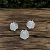 Hecho a mano Esmaltado Flor de Loto DIY Pulsera Colgante Cuentas Flor Lirio de los Valles Capullo de Flor Flor Aretes Antiguos Aretes Colgante Accesorios
