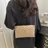 Bolsa Cuadrada Pequeña Popular de Lazo Otoño Mujer 2025 Nueva Tendencia de Moda Bolso Cruzado de Nicho Dulce Bolso de Hombro