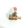 Accesorios para Aspersores de Camiones Manija de Mariposa de 4 Puntos Válvula de Bola de Cobre Interruptor de Drenaje Válvula de Ángulo Conector de Tubería de Agua Grifo Válvula de Ángulo de PC