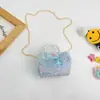 Bolsa Infantil Niña Pequeña 2026 Moda Bolso de Hombro Dibujos Animados Perla Elsa Princesa Bolso Cruzado Mini Billetera