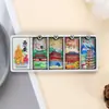 Imanes de Refrigerador de Madera de Xi'An Personalizados con Diseños Culturales y Creativos de Ciudades Chinas, Regalos y Recuerdos Conmemorativos de Viaje de Madera Recubiertos de Resina