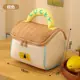 Nova Bolsa de Maquiagem Fofa em Formato de Casa para Mulheres, Bolsa de Higiene Pessoal de Viagem Portátil de Grande Capacidade, Bolsa de Armazenamento com Divisórias, Bolsa de Mão