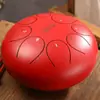 [Instrumento Musical Huashu] Tambor Etéreo de 8 Tonos de 10 Pulgadas, Lengua Redonda, Plato de Percusión Vacío de Color, Tambor de Lengua de Acero, Instrumento de Percusión para Principiantes