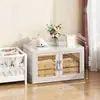 Guarda-roupa Doméstico Quarto Armário Simples de Armazenamento Organização de Roupas Guarda-roupa Bebê Armário de Armazenamento de Plástico Em Estoque Atacado